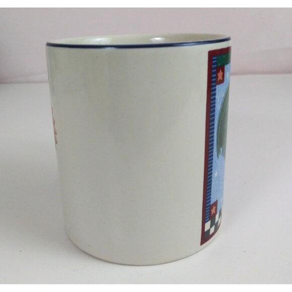 CIC Coco Dowley American Country Farmhouse Rooster 4" Coffee Cup - Picture 2 of 6